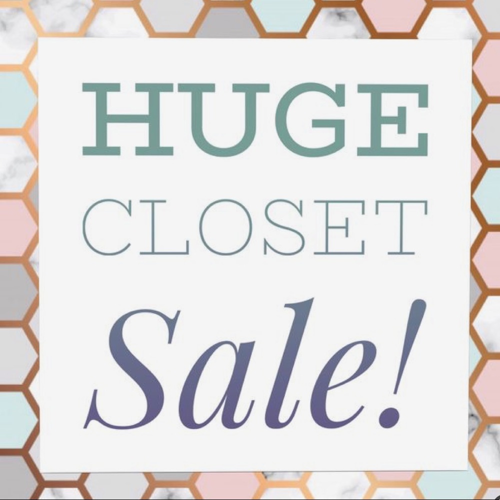 HUGE CLOSET SALE!! 🌸